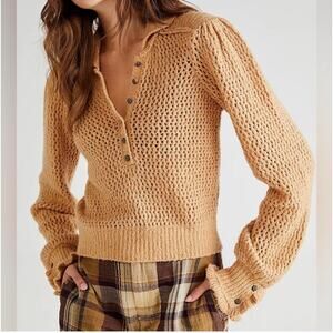 Free People NWT Brown Sweater